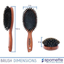 Spornette DeVille Boar Bristle Hair Brush Set SPORNETTE