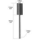 Theatoz Nail Drill Bit Flat Head, Large Barrel Electric Nail File 3/32-inch Shank, Nail Tool, Tungsten Carbide Drill Bits for Removing Gel Nail Polish Acrylic Dipping Powder, Manicure, Pedicure Theatoz