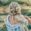 Topsy Tail Hair Tools,TsMADDTs 4 Pcs Hair Braiding Tool Topsy Tail Loop French Braid Loop Tool Topsy Tail Kit with 10pcs Hair Ties, 2 Colors TsMADDTs
