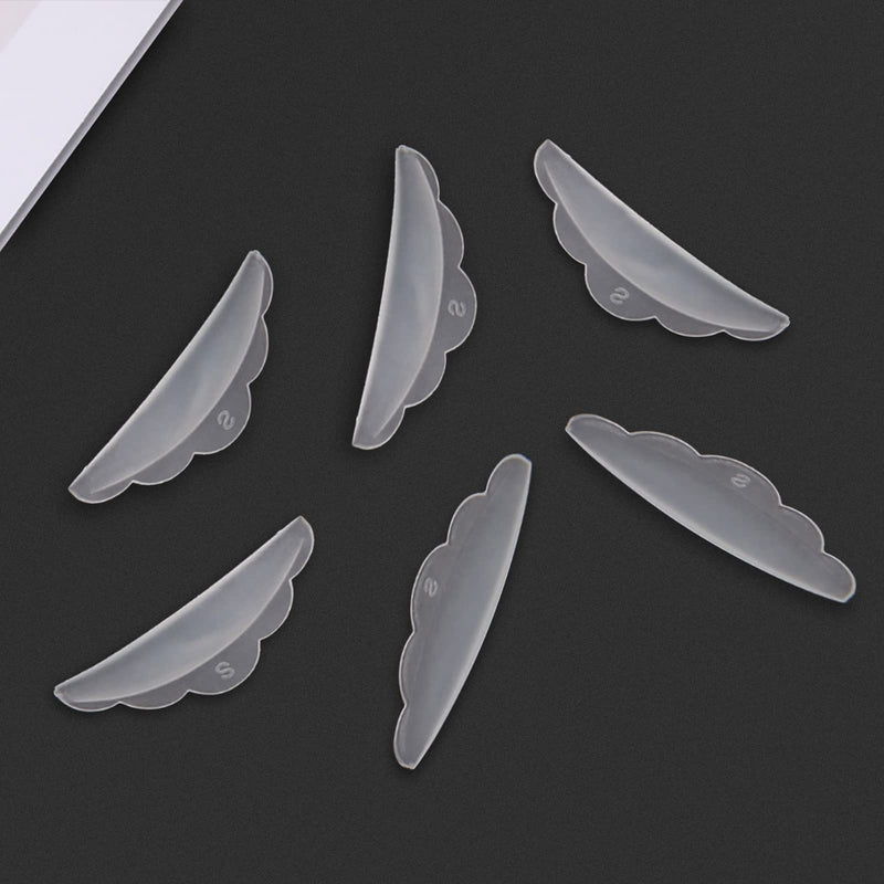 Libeauty Lash Lift Pads Rods 6 Pcs Eyelash Perm Lift Silicone Rods 1 Size S S S Reusable Eyelash Perming Curler Shield Pads with Premium PU Storage Case for Perfect Lash Lifting (WHITE) Libeauty