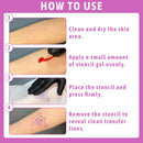 Tattoo Stencil Transfer Gel Purple 6.76 Fl Oz | Smudge-Proof Quick-Drying Vegan Gentle Gel, Works With Transfer Paper & Machines, Ideal For Tattoo Artists And Beginners Infinity Warehouse