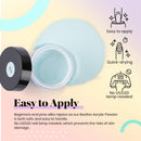 Beetles Acrylic Powder Nail Kit, 6 Colors Pastel  Nude Pink Yellow Blue Acrylic Nails Professional Acrylic Powder Set Nail Art Manicure DIY Home Gifts for Women beetles Gel Polish Store