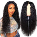 UNice Hair Curly Lace Front Human Hair Wigs for Black Women 150% Density Unprocessed Brazilian Virgin Hair 13x4 Lace Frontal Wig with Baby Hair for Women Natural Black Color (14 Inch) UNICE Store