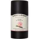 Each & Every Natural Aluminum-Free Deodorant for Sensitive Skin with Essential Oils, Plant-Based Packaging, Rose & Vanilla, 2.5 Oz. Each & Every