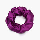 3Pack Silk Hair Scrunchy 100% Pure Mulberry Silk 16 Momme Scrunchies with Elastic Band Hair Ties for Women Girls michooyel