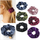 Velvet Scrunchies With Pocket Zipper Hair Ties for Women Big Vsco Girl Stuff Scrunchy Hidden Hair Scrunchie Ponytail Holder Elastic Bands Gift for Friend Ivyu Store