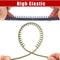Yeshan Plastic Teeth headbands for Women Multicolors Non-slip Tooth Comb Headbands Hair Hoops Soft Hair Accessories,Pack of 6 Yeshan