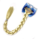 Frozen 2 Girls Queen Elsa Faux Hair Braid with Bow Luv Her