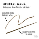Urban Decay Brow Blade - Waterproof Eyebrow Pencil & Ink Stain - Dual-Ended Pencil Fills and Defines - Brow Tint with the Precision & Definition of Microblading – Neutral Nana URBAN DECAY