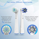 Replacement Toothbrush Heads for Oral B Braun, 8 Pack Professional Electric Toothbrush Heads, Precision Clean Brush Heads Refill Compatible with Oral-B 7000/Pro 1000/9600/ 5000/3000/8000 (8pack) TINGOX