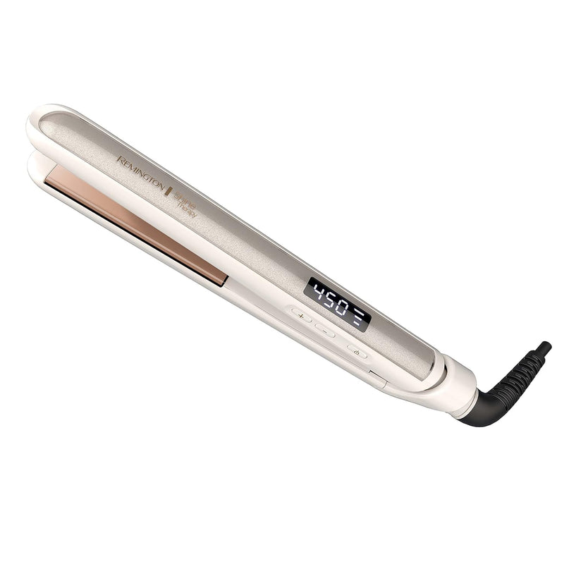 Remington Shine Therapy 1 inch Hair Straightener Iron, Flat Iron for Hair Infused with Argan Oil & Keratin, Professional Ceramic Flat Iron for Less Frizz, Shinier & Smoother Hair, Hair Styling Tools Infinity Warehouse