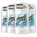 Speed Stick Deodorant for Men, Ocean Surf- 3 Ounce, Pack Of 4, 3 ounces Speed Stick