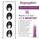 Regoxidine Women's 5% Minoxidil Foam (8-Month Supply) Helps Restore Top of Scalp Hair Loss and Support Hair Regrowth with Unscented Topical Aerosol Treatment for Thinning Hair Regoxidine