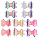 10PCS Glitter Hair Clips Bows Combine With Ballet Shoes Alligator Clips For Girls Toddlers Kids Gift volepet