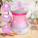 Yoni Steam Seat Set for Feminine Wellness & Self-Care - Vaginal Steamer with SteamSafe Temperature Control & Near Infrared & Red Light Therapy - V Steam at Home Kit with Yoni Herbs for Steaming Infinity Warehouse