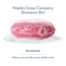 Naples Soap Company, 50-75 Use, Solid Shampoo Bar, Gentle, Eco-Friendly Haircare Helps Ensure Nourished and Healthy Hair, All Hair Types, Sunkissed, 2.25 oz. Naples Soap Company Naturally Better Skin Care