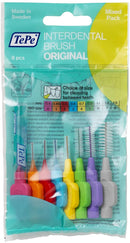 TEPE Interdental Brush Original Cleaners – Dental Brushes Between Teeth 8 Pk, Multi TEPE