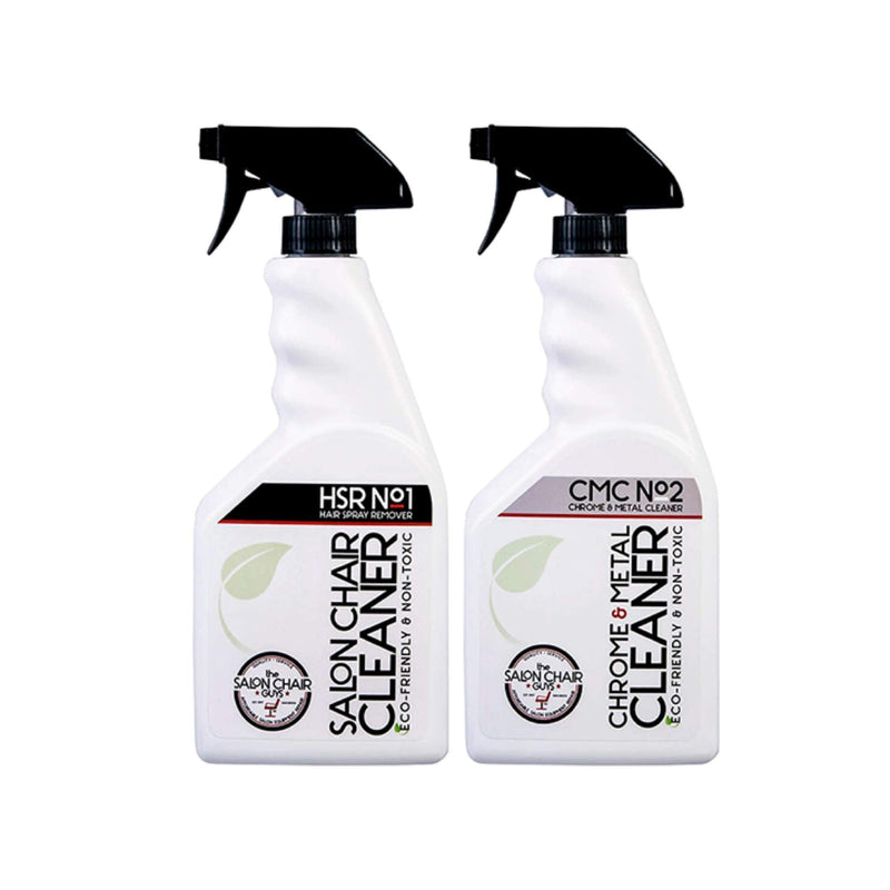 Salon & Barber Chair Vinyl Cleaner - Chrome Cleaner Bundle - The Salon Chair Guys Love Your Chair