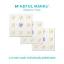 LumenKind, Mindful Marks (Gold) 31 Tiny Temp Tattoo Mindfulness Stickers - Wearable Reminders for your Intentions. Choose your Focus - Set your Intention - Renew your Commitment LUMENKIND
