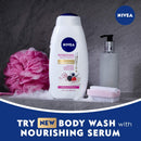 NIVEA Refreshing Wild Berries and Hibiscus - with Nourishing Serum - 20 fl. oz. Bottle NIVEA Store