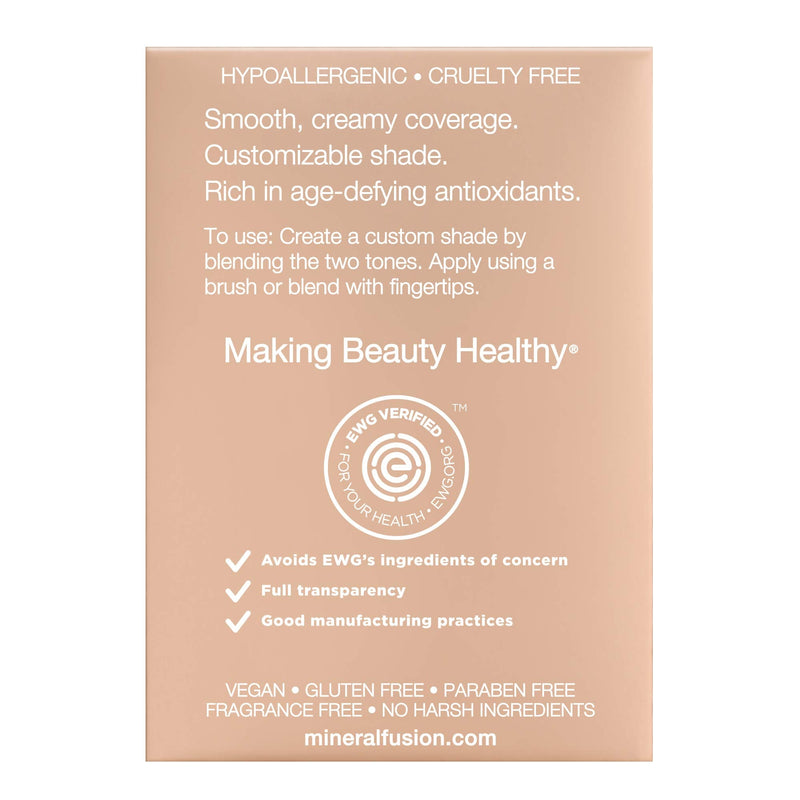 Mineral Fusion Compact Concealer Duo, Cool Shade, 0.11 Ounce Mineral Fusion