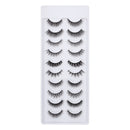 LASHVIEW Fake Eyelashes,False Eyelashes,Wispy lashes,Synthetic Fiber Material,Faux Mink Lashes,Fluffy Volume Lashes,3D Layered Effect(CDTZ-HX-10) LASHVIEW