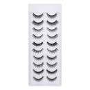 LASHVIEW Fake Eyelashes,False Eyelashes,Wispy lashes,Synthetic Fiber Material,Faux Mink Lashes,Fluffy Volume Lashes,3D Layered Effect(CDTZ-HX-10) LASHVIEW