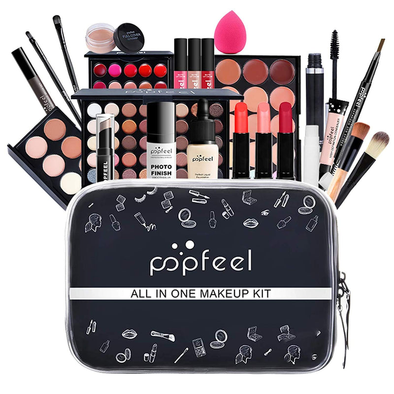 BELLESKY All In One Makeup Kit 24 Piece Multi-Purpose Makeup Gift Set Full Makeup Essential Starter Kit for Girls and Women N/W