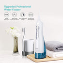 Initio Water Flosser 3 Modes, 300ML Cordless Dental Oral Irrigator, 3 Modes and 6 Jet Tips, IPX7 Waterproof with Travel Bag, Rechargeable Waterproof Teeth Cleaner for Home and Travel Initio