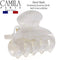Camila Paris CP3071 French Hair Clips for Women, Handmade, White, Small, Girls Hair Claw Clips Jaw, Durable Styling Hair Accessories for Women, Strong Hold No Slip Grip, Made in France Camila