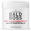 The Bald Brothers Bald Head Care with Apricot Seed Oil | Face & Scalp Moisturizer | Protects, Hydrates, Vegan, No Grease, Matte | Bald Head Moisturizer | No Fragrance | 90 Day Supply | 3oz Infinity Warehouse