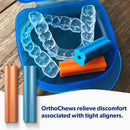 EverSmile OrthoChews Medical Grade Silicone Chew with Comfort Bite Technology | Dental Aligner Seater, Chewies for Invisalign, Clear or Metal Braces | Help to Seat your Aligner Trays (1 Pack) EverSmile