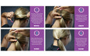 Knot Genie Magic Hair Band Pull Tie for Ponytails, Aqua Marine Charms/Blue Knot Genie Magic Hair Band