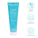 Purlisse Blue Lotus 4-in-1 Cleansing Milk: Cruelty-free & clean, Paraben & Sulfate-free, White Tea, Soy Milk & Whole Oat calm & nourish | 5.07oz pūrlisse