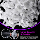 Shower Cap, LEOBRO 100 Pack Clear Plastic Hair Caps, Elastic Bath Caps, Disposable Shower Caps for Women, Home Use, Hair Salon, Hotel, Travel LEOBRO