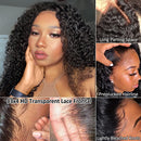 CYNOSURE Highlight Ombre Lace Front Wig Human Hair Colored 13x4 Curly Honey Blonde Wig Invisible HD Lace Frontal Pre Plucked Hairline 180% Density (22 Inch, Highlight) CYNOSURE
