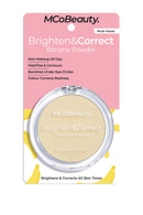 MCoBeauty Brighten and Correct Banana Powder | Pressed Finishing and Setting Powder MODELCO