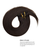 Yamel Remy Clip in Hair Extensions Human Hair 7Pcs 16 Clips Real Human Hair Extensions clip Yamel
