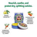 Badger - Cuticle Care, Soothing Shea Butter Cuticle Balm, Certified Organic, Nourish and Protect Cuticles and Nails, Fingernail Care, Protect Dry Splitting Cuticles, 0.75 oz Badger
