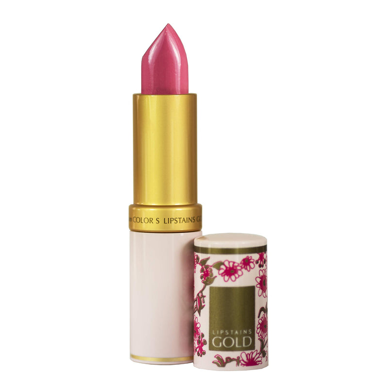 Lipstains Gold All-In-One Lipstick - Super Rich Conditioning Ingredients, Amazing Staying Power, Smudge Proof and a Diverse Color Range - From the UK (Camellia) Lipstains Gold