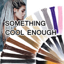 SEGO 20 Inch Dreadlock Extensions for Women/Men Synthetic Handmade Dread Extension Long Single Ended Hippie Style Reggae Hair 20 strands