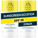 Oars + Alps SPF 35 Clear Body Sunscreen Stick, Travel Friendly, 1pk, 1.7oz Infinity Warehouse