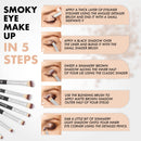 Eye Makeup Brushes Eyeshadow Brush Set - 7pcs Soft Synthetic Eyeshadow Blending Brush Kit - For Blending Eyeshadow, Eyeliner, Crease, Eyebrow - Long Lasting, Apply Better, Flawless Look Makeup Lamora Store
