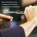 Professional Hair Thinning Scissors 6.5 Inches ULG Blending Teeth Shears Texturizing Haircut Scissors Japanese Stainless Steel with Adjustable Tension Screw for Salon Barber Hairdresser ULG
