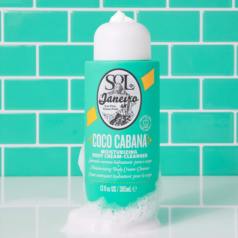 SOL DE JANEIRO Coco Cabana Moisturizing Body Cream-Cleanser, 13 Fl Oz SOL DE JANEIRO