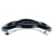 Camila Paris CP2437 French Hair Barrette Clip for Girls Black, Auromatic Clasp Strong Hold Grip Hair Clips for Women, No Slip and Durable Styling Girls Hair Accessories, Made in France Camila