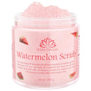Watermelon Scrub, Exfoliating Bath Body Scrub, Gently Exfoliating Face Scrub for Women with Dead Sea Salt, Shea Butter, Vitamin E and Organic Oils, Cleansing and Nourishing Properties, 10 oz White Naturals Store