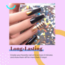 Beetles Black White Red Gel Nail Polish Set, Led Required Soak Off Gel Polish Kit, French Nail Manicure Kit DIY at Home beetles Gel Polish