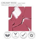 True + Luscious Super Moisture Lipstick - Vegan and Cruelty Free, Non Toxic Formula - 0.12oz, Shade: Creamy Rose True + Luscious