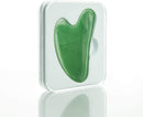 Gua Sha Massage Tool for Facial Massage, Jade Gua Sha Tool Green Aventurine, Authentic Gua Sha Stones for Face Skincare and Lymphatic Drainage Tool INOTKA